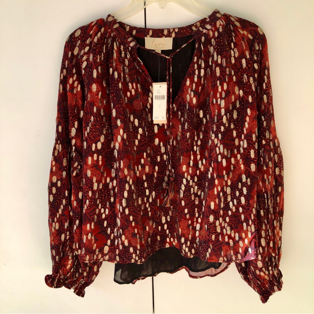 NWT Anthropologie Love the Label Jane Peasant Blouse S